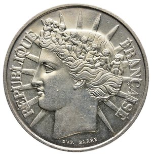 reverse: FRANCIA - 100 francs argento 1988