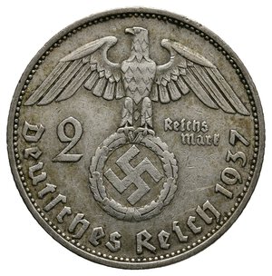 obverse: GERMANIA  - 2 Reichmark argento 1937 A