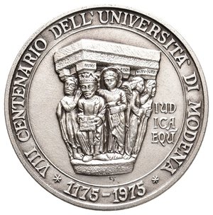 obverse: Modena 1975, 800° anniv.Universita  argento - diam.40 mm