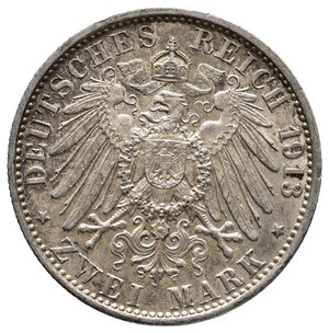 obverse: GERMANIA - Prussia - Wilhelm II - 2 Mark argento 1913