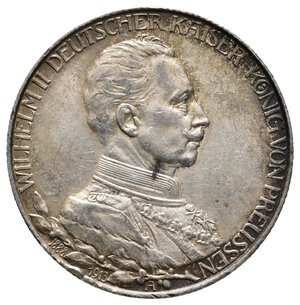 reverse: GERMANIA - Prussia - Wilhelm II - 2 Mark argento 1913