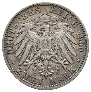 obverse: GERMANIA - Prussia - Wilhelm II - 2 Mark argento 1900