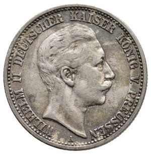 reverse: GERMANIA - Prussia - Wilhelm II - 2 Mark argento 1907