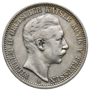 reverse: GERMANIA - Prussia - Wilhelm II - 2 Mark argento 1905