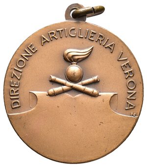 obverse: Medaglia Direzione artiglieria Verona - diam.35 mm