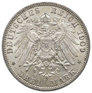 obverse: GERMANIA - Prussia - Wilhelm II - 3 Mark argento 1909