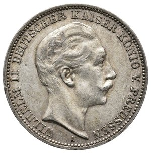 reverse: GERMANIA - Prussia - Wilhelm II - 3 Mark argento 1910