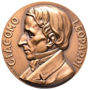 obverse: Medaglia Giacomo Leopardi - diam.51 mm