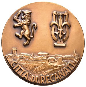 reverse: Medaglia Giacomo Leopardi - diam.51 mm
