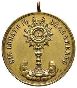 reverse: Medaglia votiva Maria Concetta  - diam.39 mm