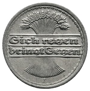 reverse: GERMANIA - 50 Reichpfennig 1920 J