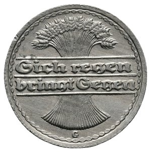 reverse: GERMANIA - 50 Reichpfennig 1922 G