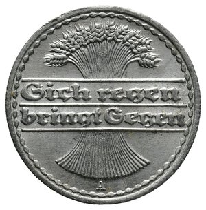 reverse: GERMANIA - 50 Reichpfennig 1922 A