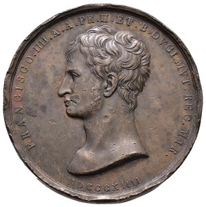 reverse: Modena , Francesco IV , 1814 Colpi diffusi - diam.42 mm