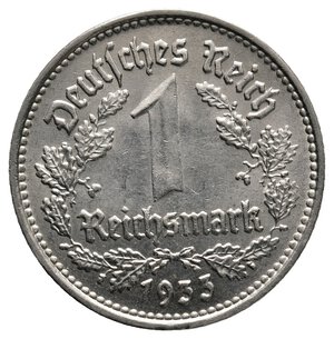 obverse: GERMANIA - 1 Reichmark 1933 G