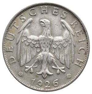 reverse: GERMANIA - 2 Reichmark argento 1926 A