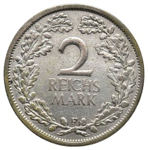 obverse: GERMANIA - 2 Reichmark argento 1926 F
