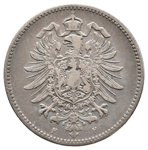 reverse: GERMANIA - 1 Mark argento 1876 F