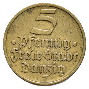 reverse: GERMANIA - DANZICA - 5 Pfennig 1932