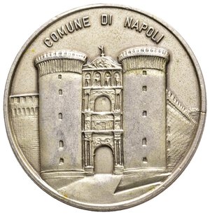 reverse: Medaglia convegno maestri del lavoro 1973,Napoli argento - diam.41 mm