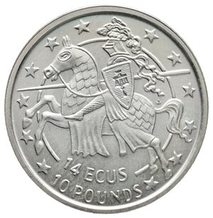 obverse: GIBILTERRA - 10 Pounds argento 1992