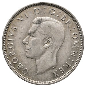 reverse: GRAN BRETAGNA - George VI - 2 Shillings argento 1937