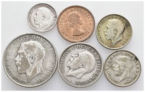 reverse: GRAN BRETAGNA - Lotto monete
