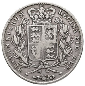 obverse: GRAN BRETAGNA - Victoria queen - Crown argento 1844