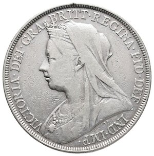 reverse: GRAN BRETAGNA - Victoria queen - Crown argento 1895