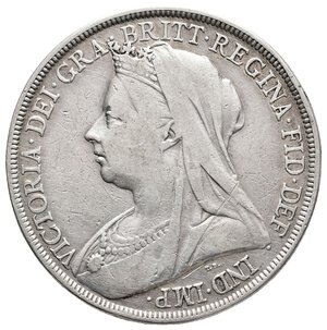 reverse: GRAN BRETAGNA - Victoria queen - Crown argento 1897