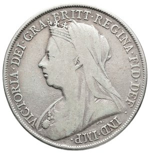 reverse: GRAN BRETAGNA - Victoria queen - Crown argento 1899