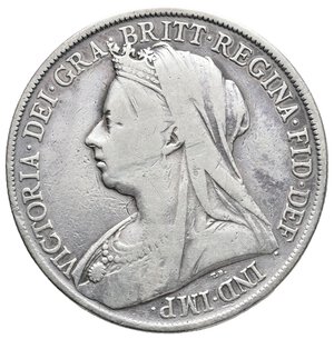 reverse: GRAN BRETAGNA - Victoria queen - Crown argento 1900