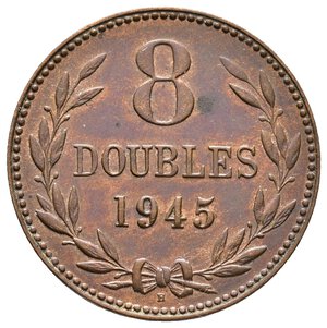 obverse: GUERNSEY - 8 Doubles 1945