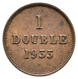 obverse: GUERNSEY - 1 Doubles 1933