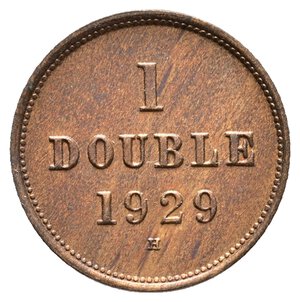 obverse: GUERNSEY - 1 Doubles 1929