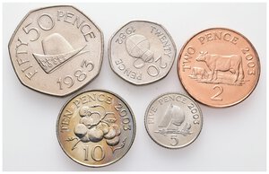 obverse: GUERNSEY - Lotto monete