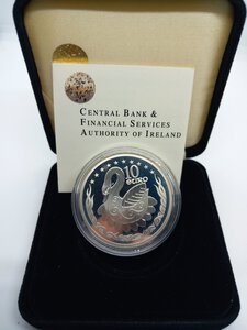 obverse: IRLANDA - 10 Euro  argento 2004 PROOF  - Confezione originale