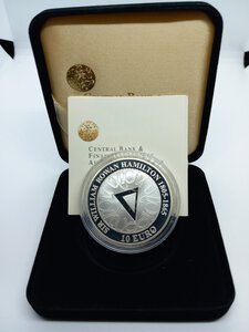 obverse: IRLANDA - 10 Euro  argento 2005 Hamilton  PROOF  - Confezione originale