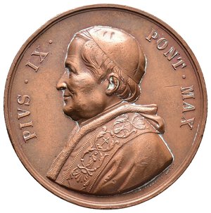 reverse: Stato pontificio - Pio IX , Diam.51 mm , colpi diffusi