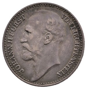reverse: LICHTENSTEIN - 1 Krona argento 1904