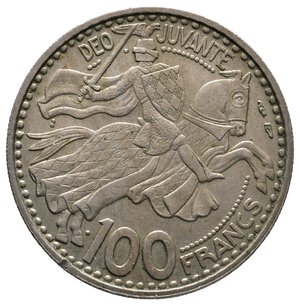 obverse: MONACO - 100 Francs 1950