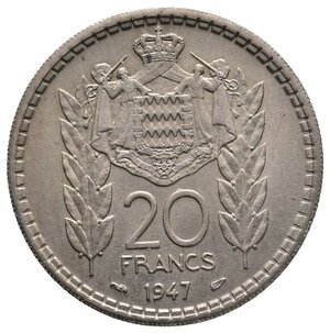 obverse: MONACO - 20 Francs 1947