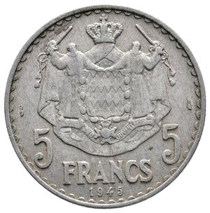 obverse: MONACO - 5 Francs 1945