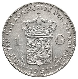 obverse: OLANDA - 1 Gulden argento 1931
