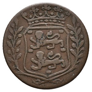 reverse: OLANDA - West Frisia - 1 duit 1780