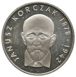 obverse: POLONIA - 100 Zloty argento 1978  korczak PROOF