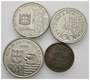reverse: PORTOGALLO - Lotto monete
