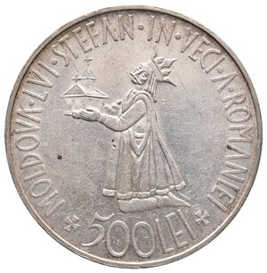 obverse: ROMANIA - 500 Lei argento 1941