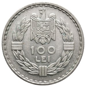 obverse: ROMANIA - 100 Lei argento 1932 RARA
