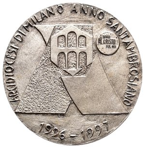 reverse: medaglia arcidiocesi Milano